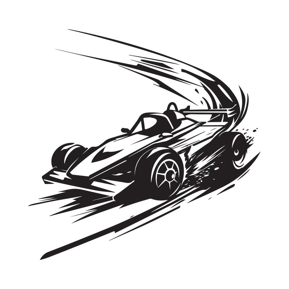 Speed Car Race Stock image. speed racer tamiya toys car design image vector