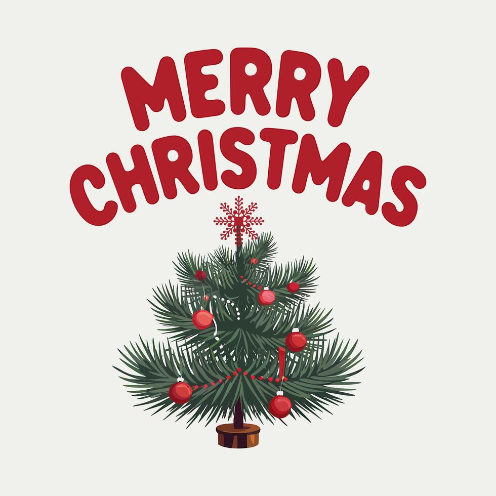 typography Christmas tree shop for t shirt design vector