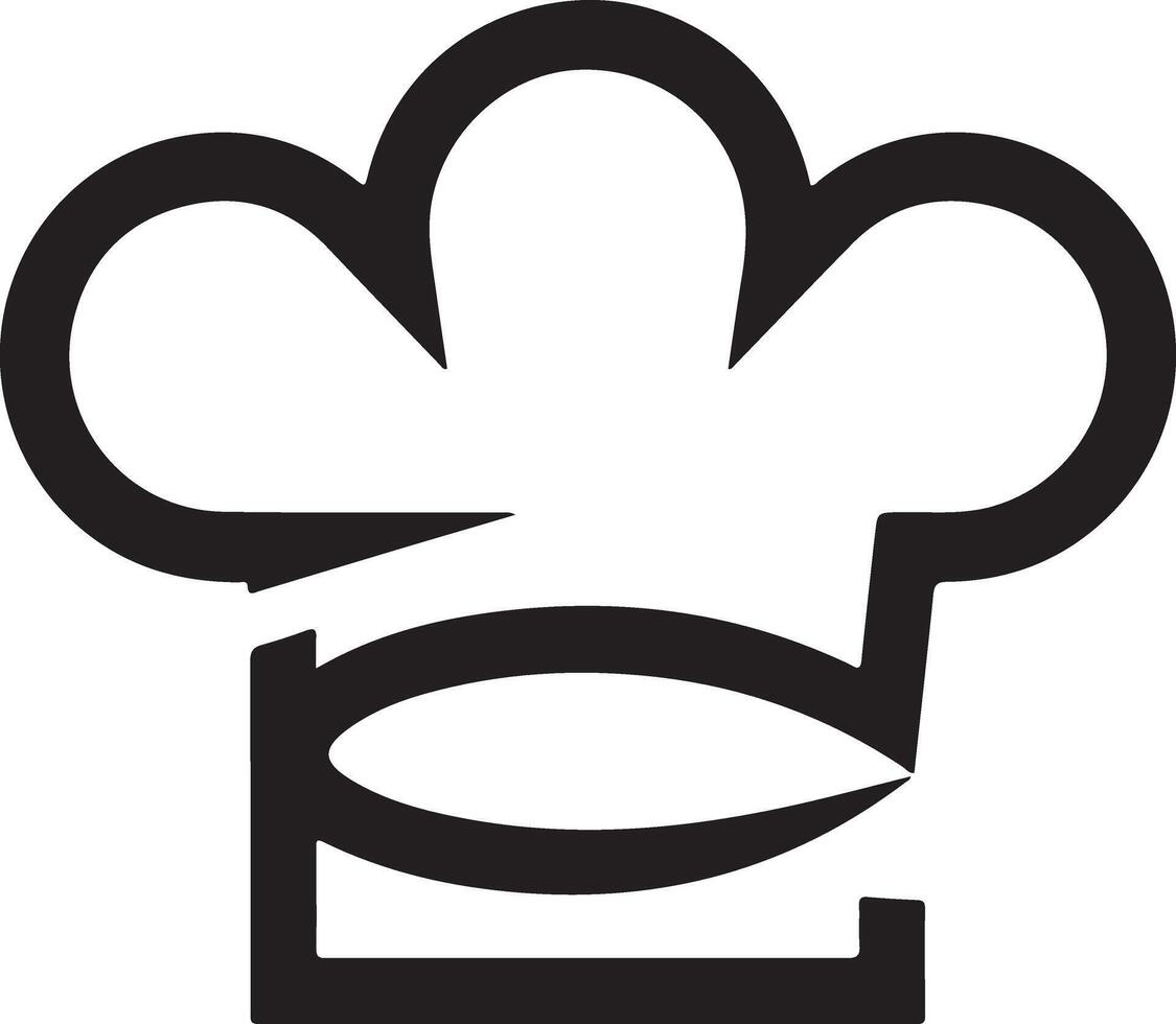 Symbol style logo for a cooking utensils brand vector