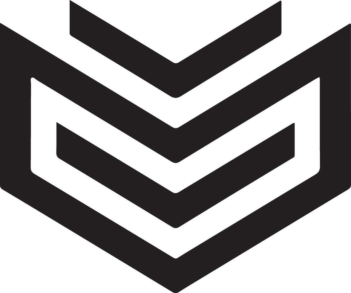 A geometric symbol logo vector