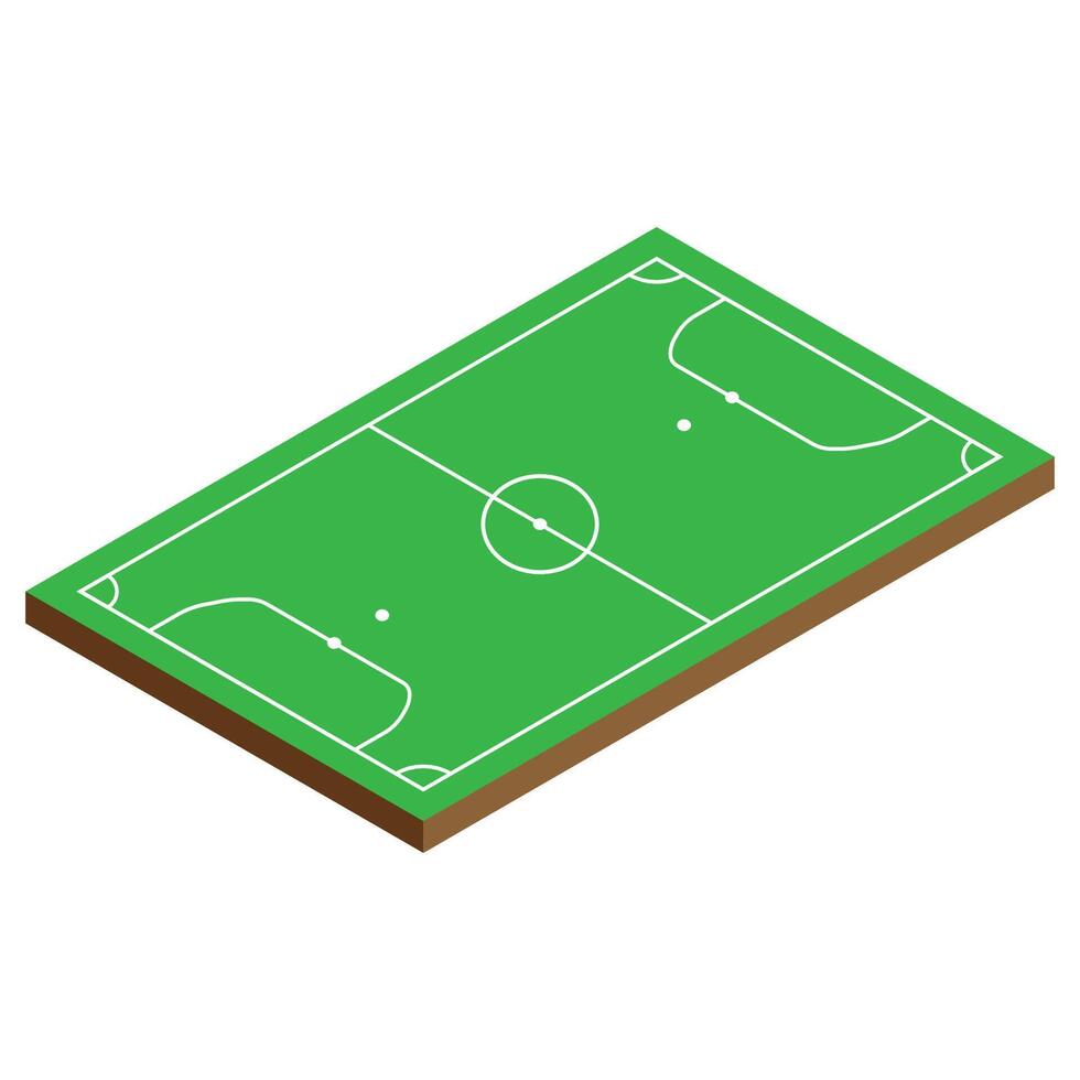 Futsal Field 3D vector