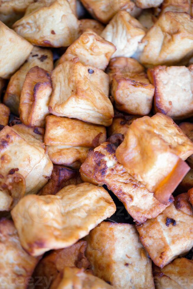Bacem tofu is a way of processing food to preserve products, usually tempeh and tofu photo