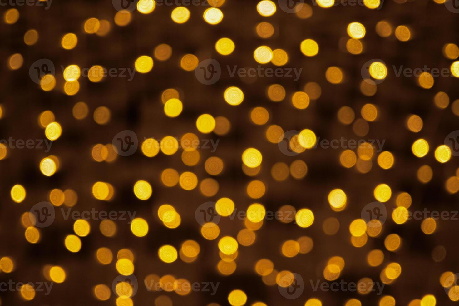 Abstract background of defocused on lights with bokeh effect. Lamp Blurred Background Bokeh photo
