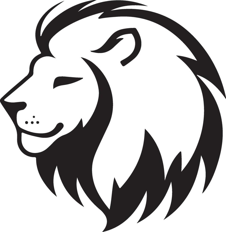 lion head illustration vector