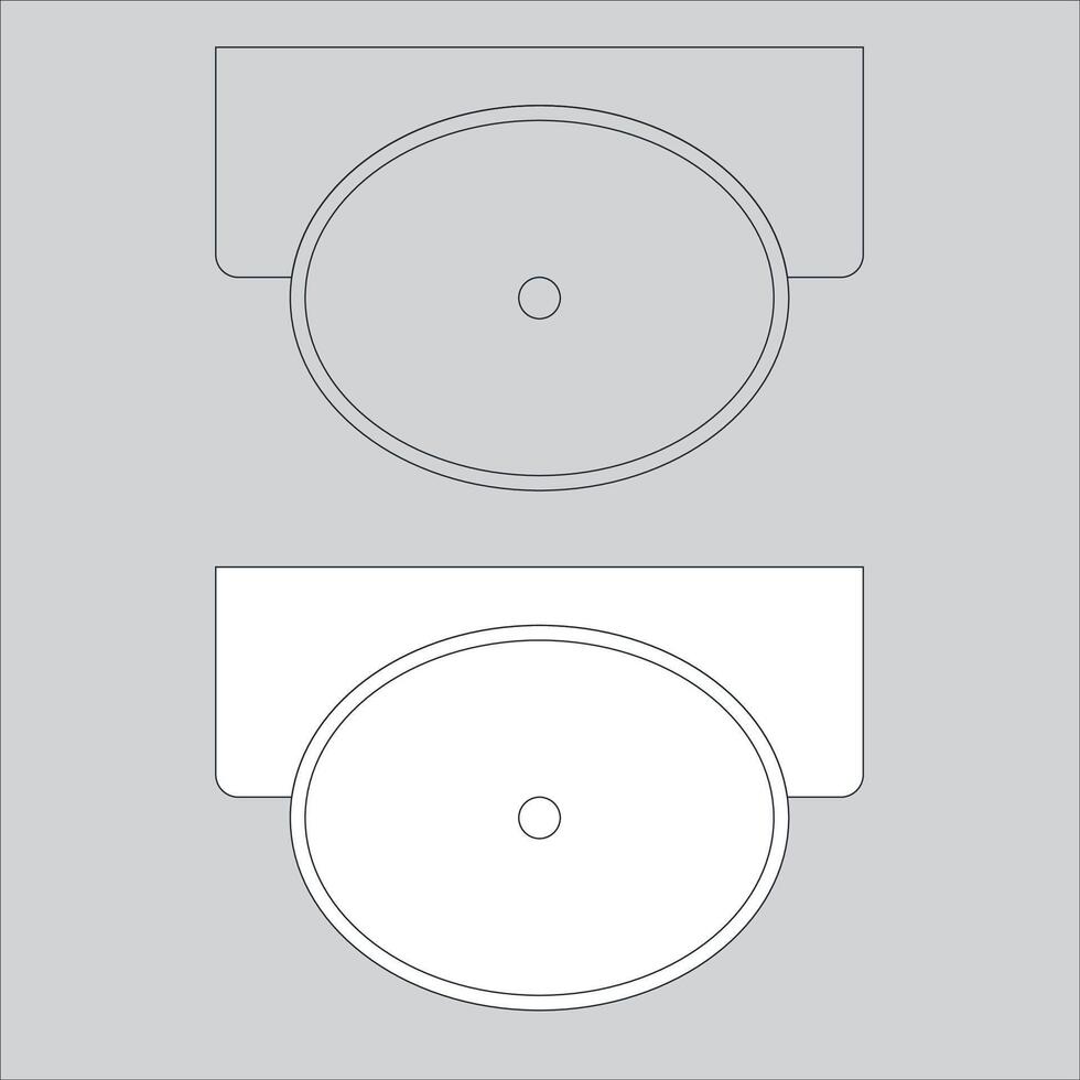 Illustration Design of bathroom themed icon. sink icon design. suitable for your home design vector