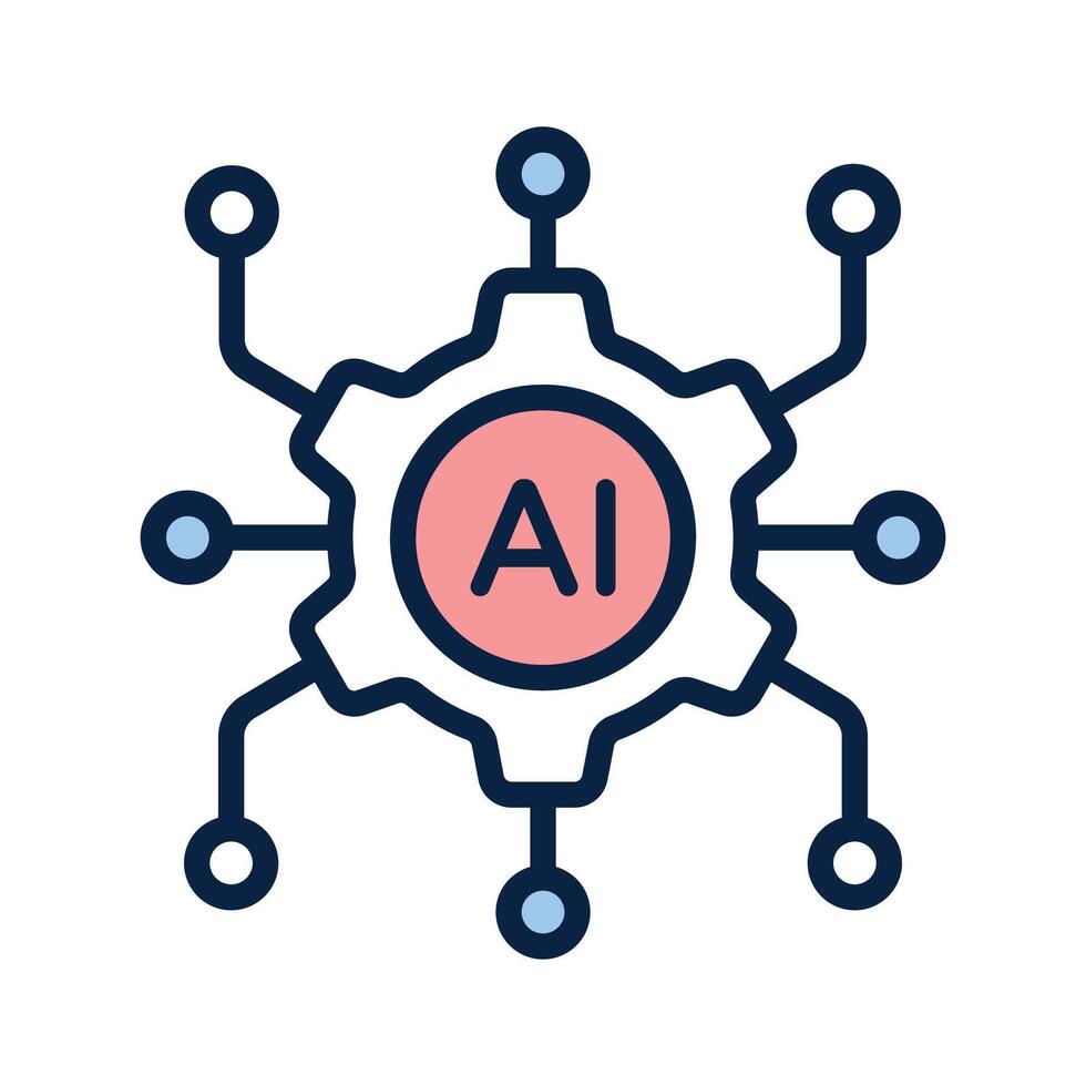 Grab this modern icon of automation in trendy style vector