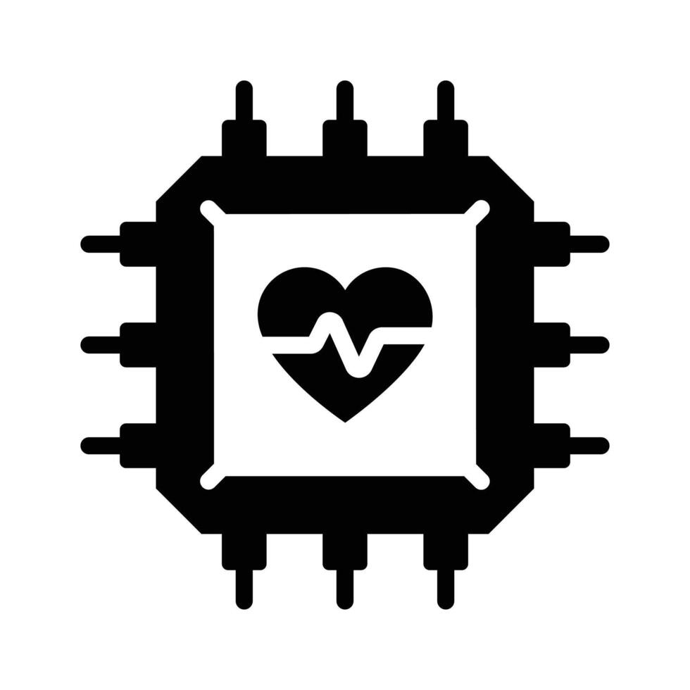 Get this creative icon of ai healthcare in trendy style vector