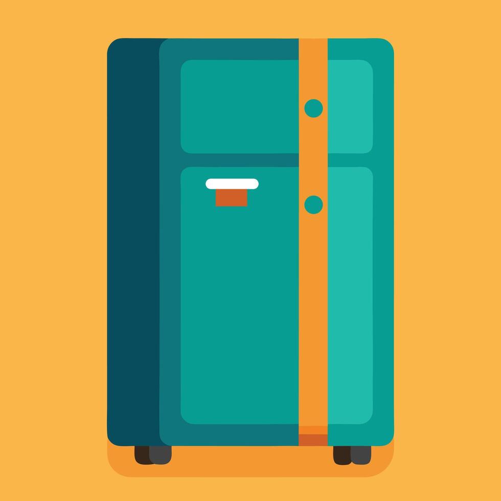 Travel Locker and school Locker Illustrations for Secure Travel vector