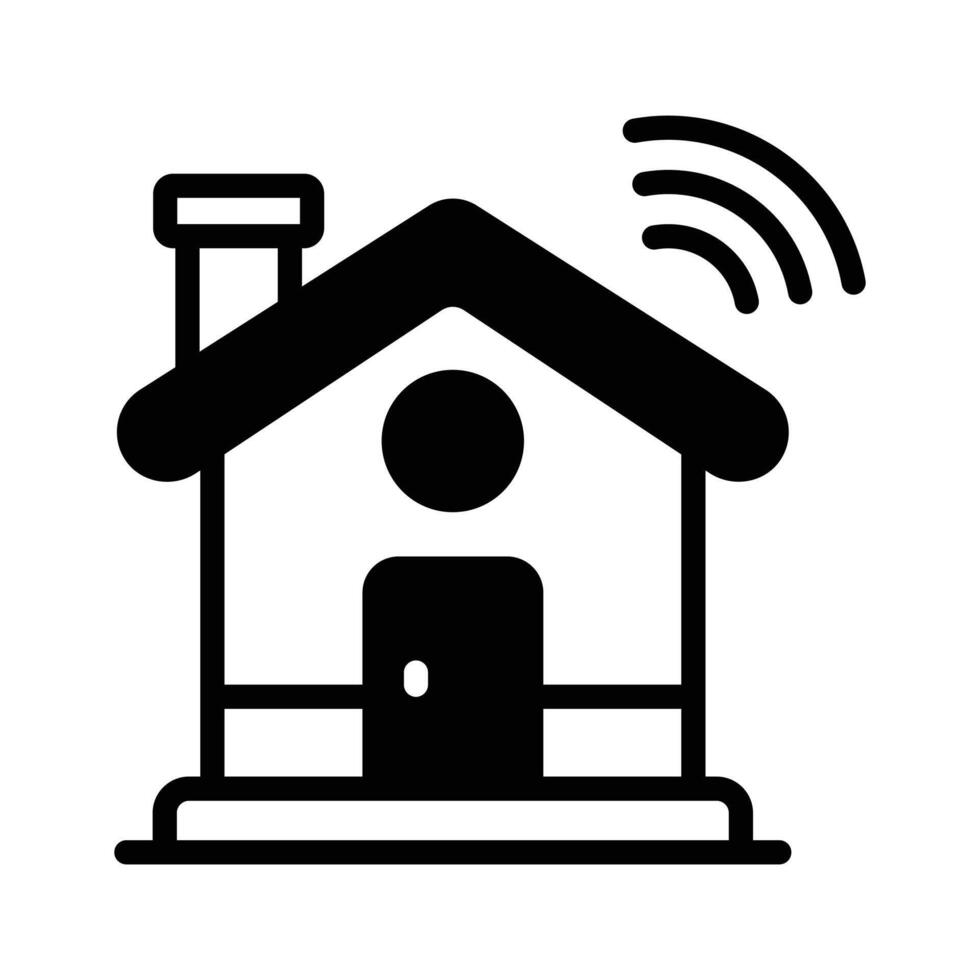 Artificial intelligence home design in unique style vector