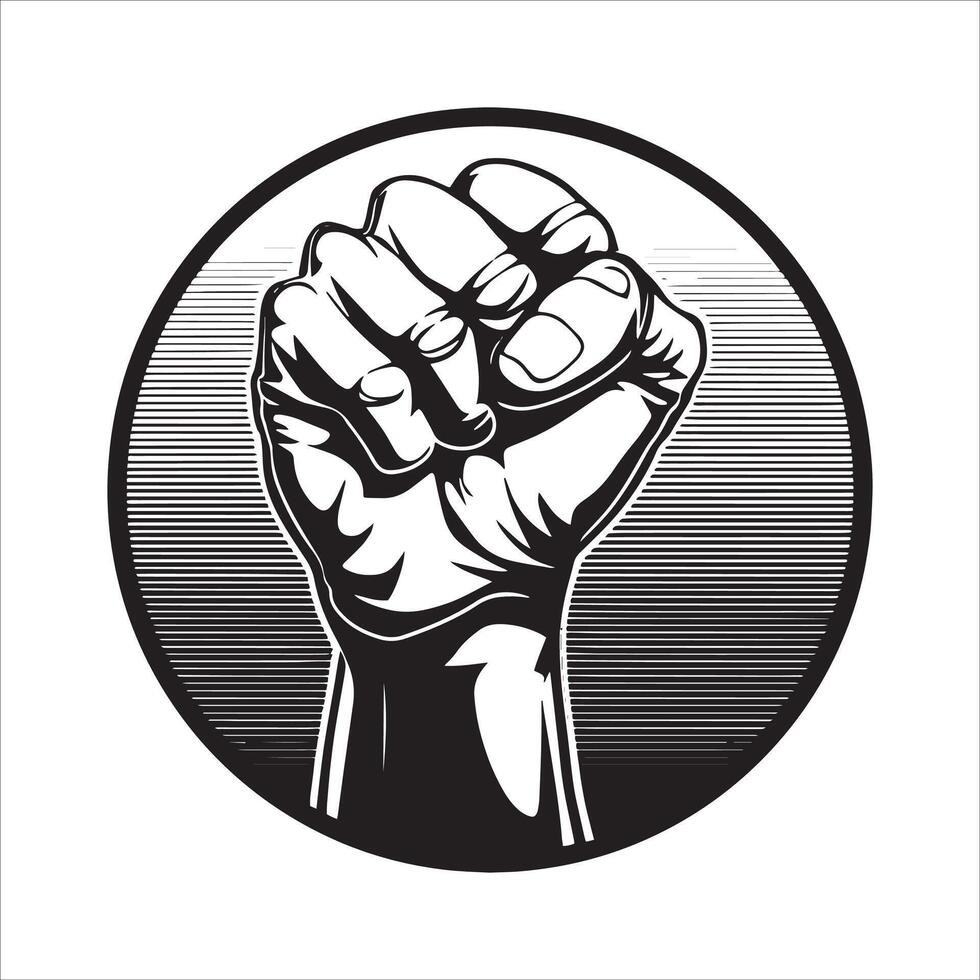 Hand art illustration vector