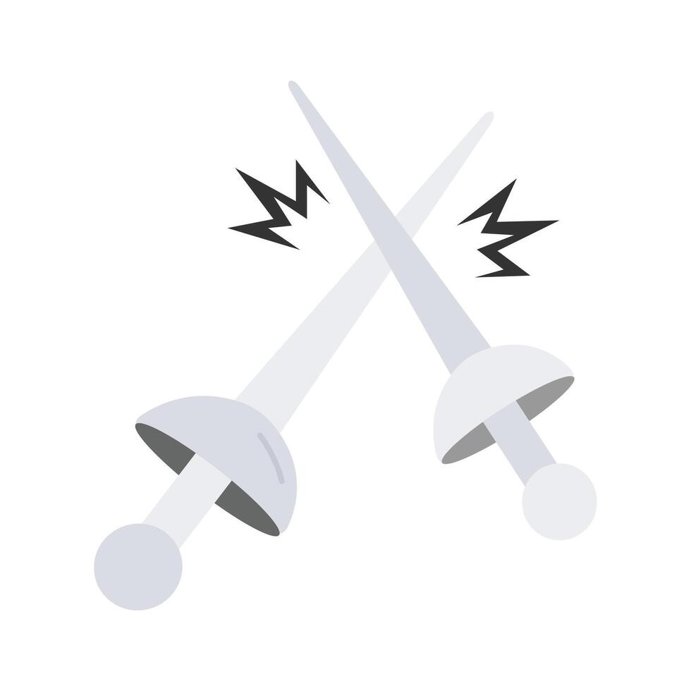 Download this amazing icon of fencing sword, ready for premium use vector