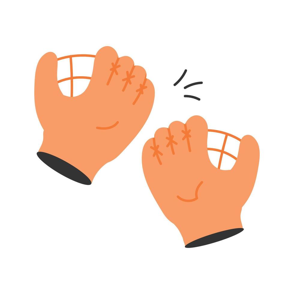 Download this amazing icon of baseball gloves vector