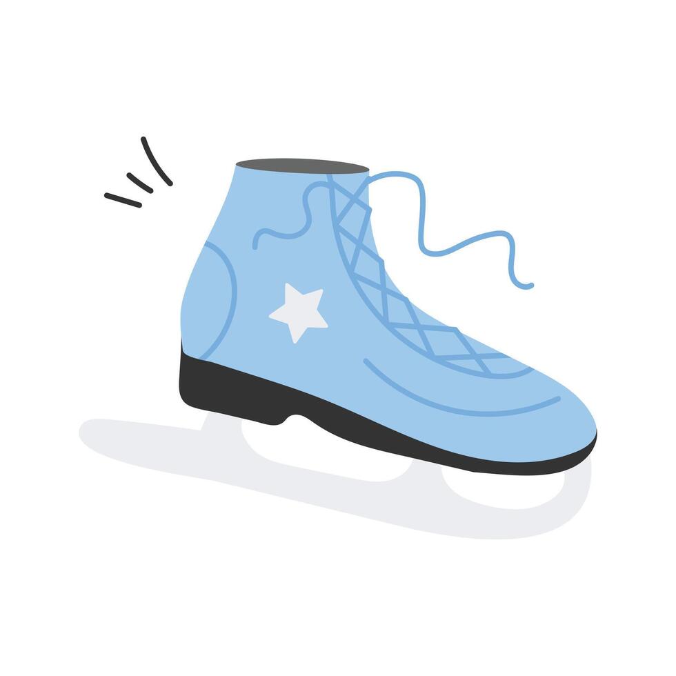Get your hold on amazing icon of skating shoe vector