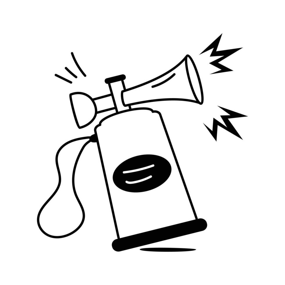 Well designed icon of sports horn in editable style vector