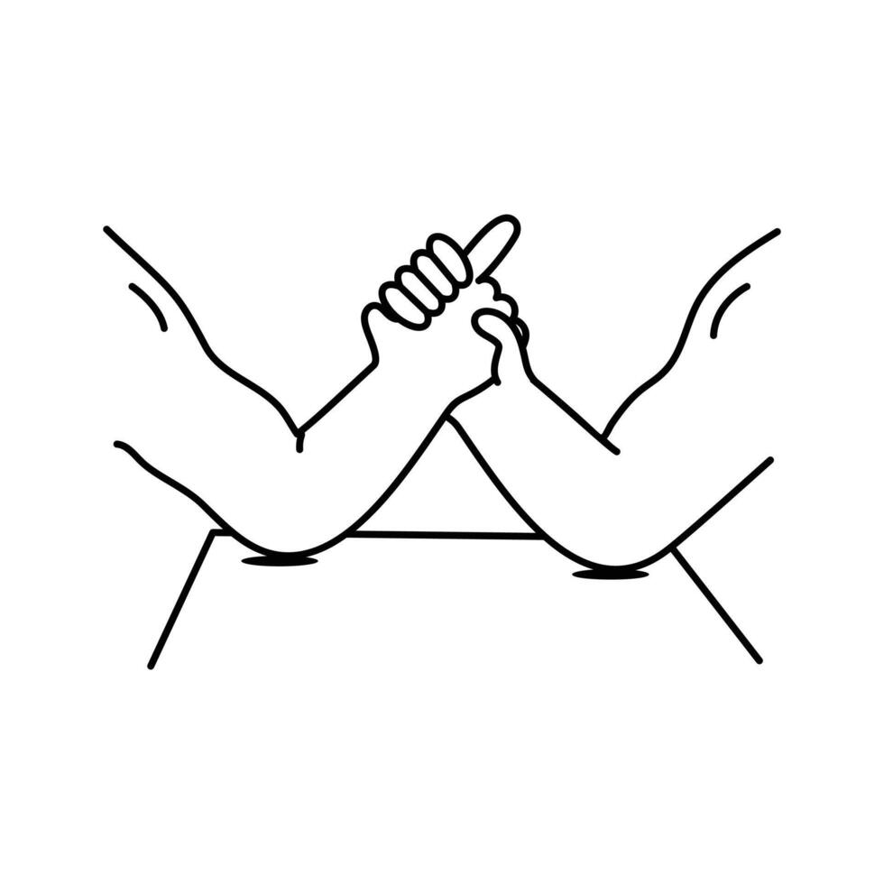 Handshake symbolizing sportsmanship and mutual respect in sports vector