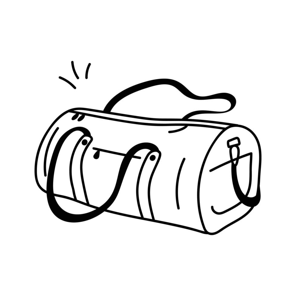 An amazing icon of sport bag in modern style vector