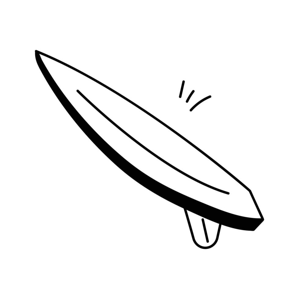 Well designed surfing board design, premium icon vector