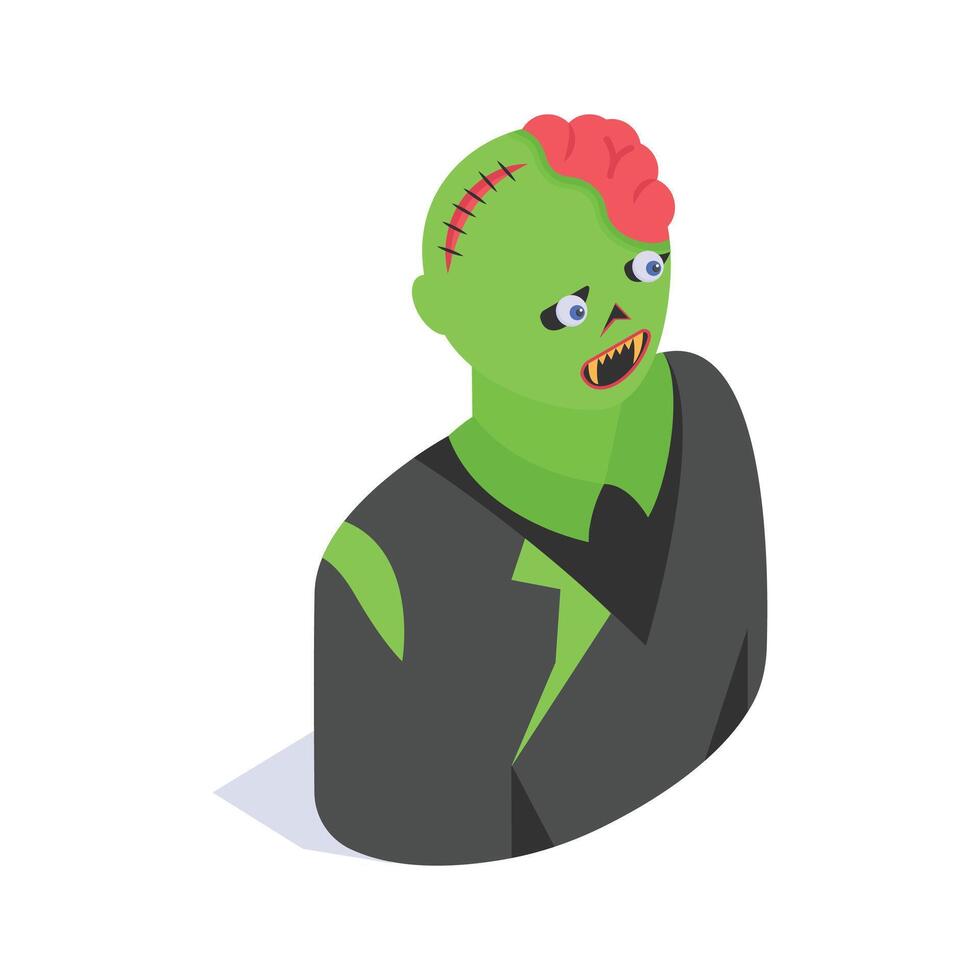 Take a look at this creative icon of halloween monster vector