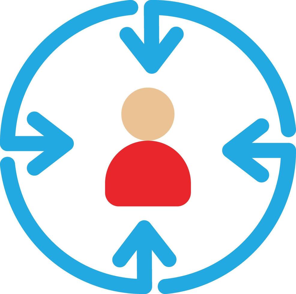 Target Audience Focus vector