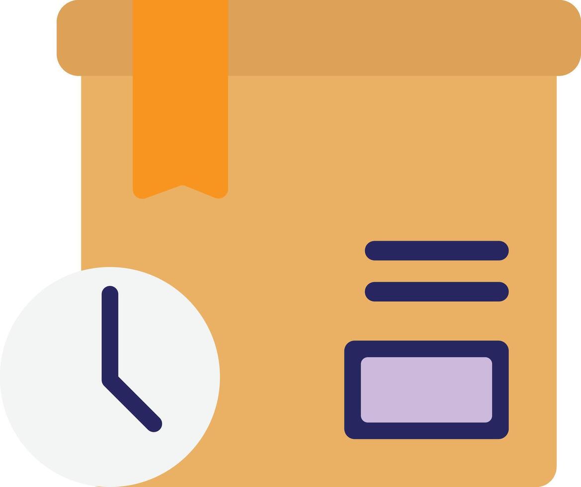 Time Clock Schedule vector