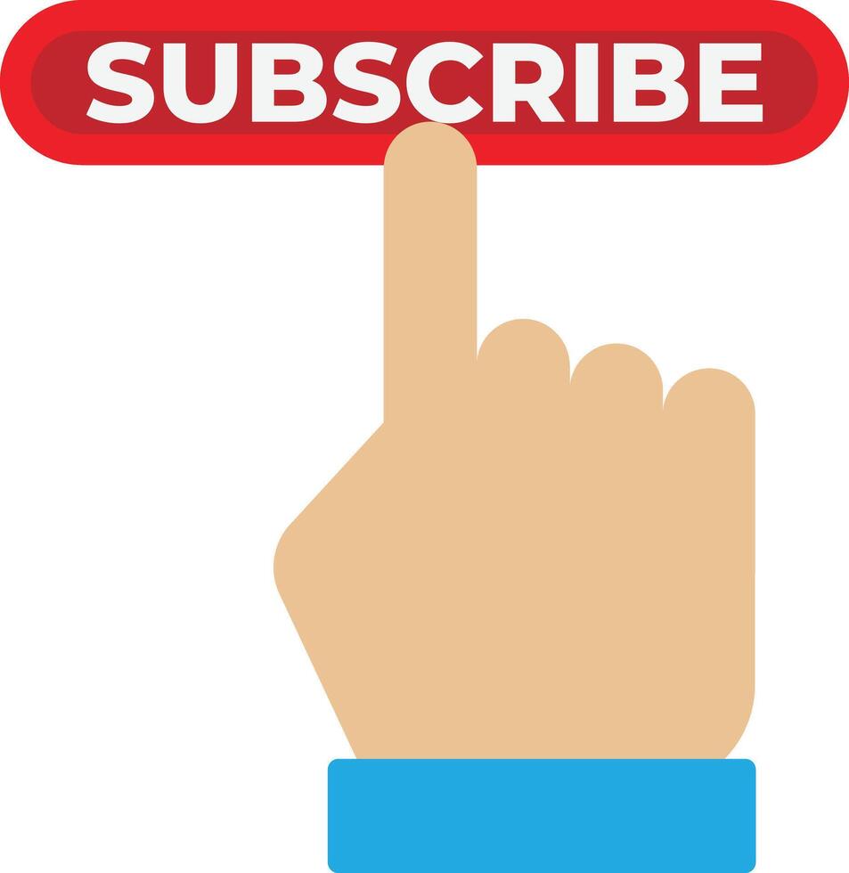 Subscribe Follow Button vector