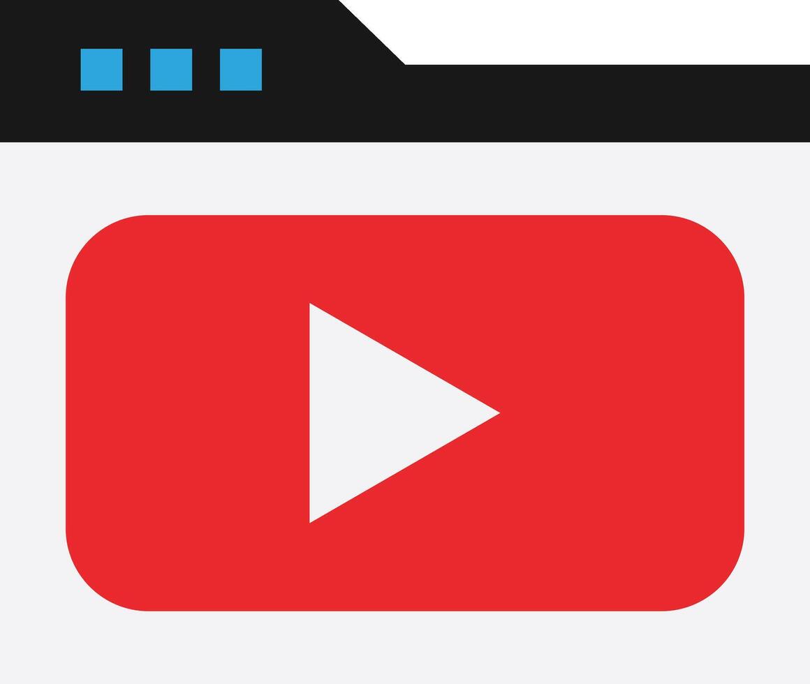 Multimedia Online Play vector