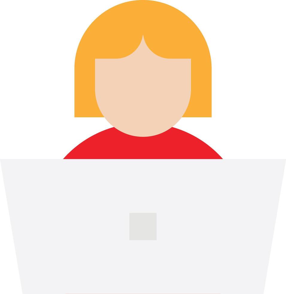 Content Creator Blogger vector