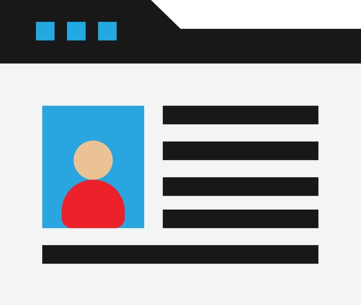 Blog Website Article vector