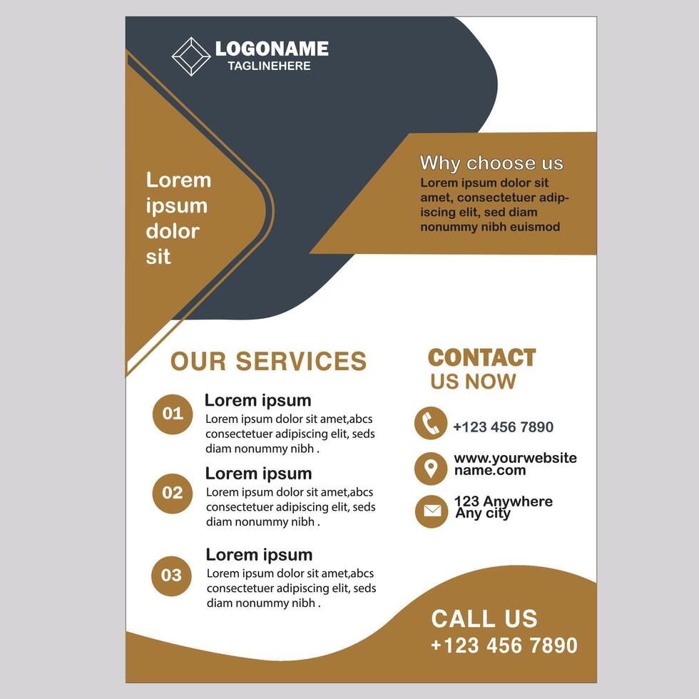 Modern Business Flyer Design vector