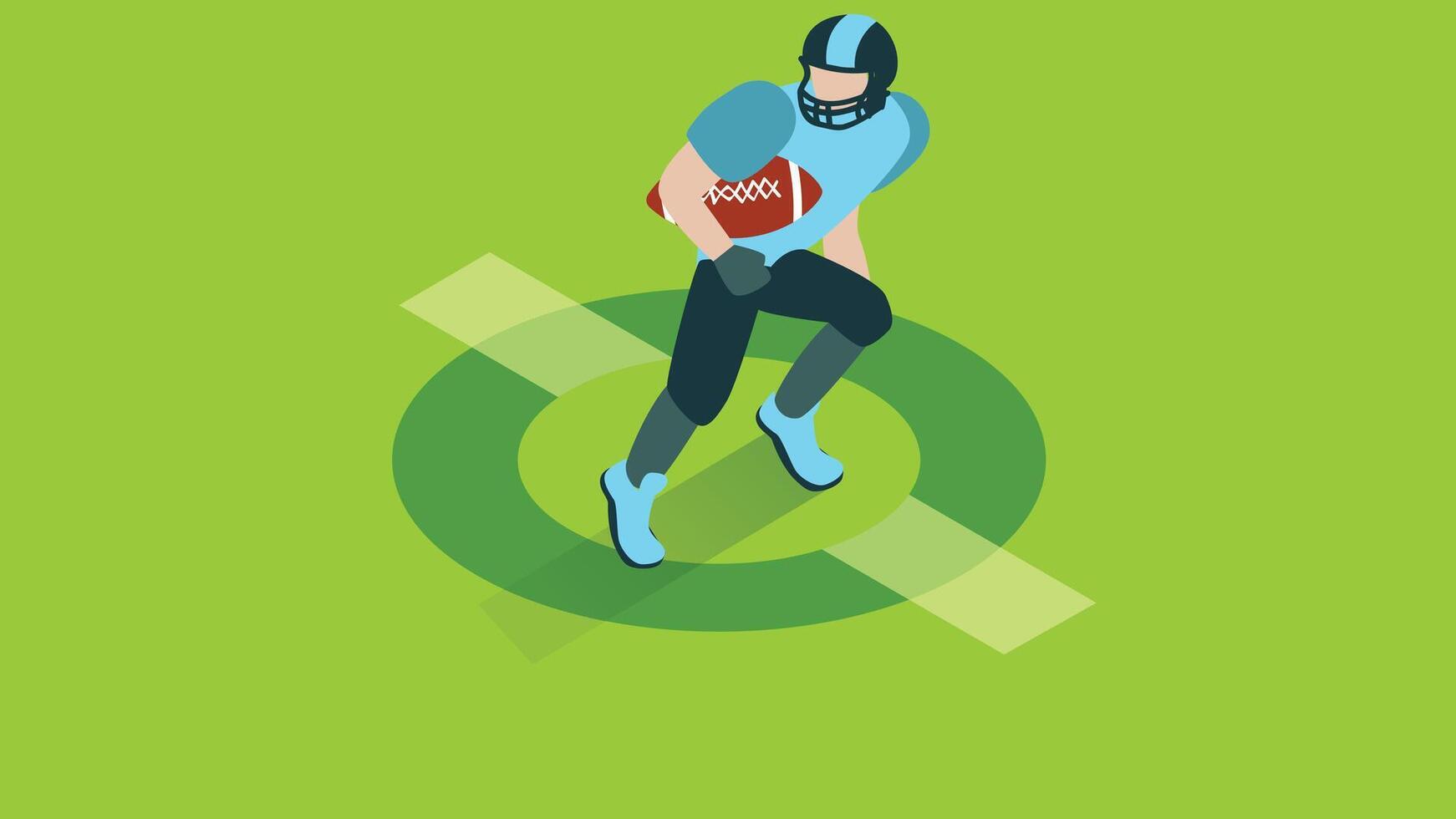 Baseball player professional isometric style illustration vector