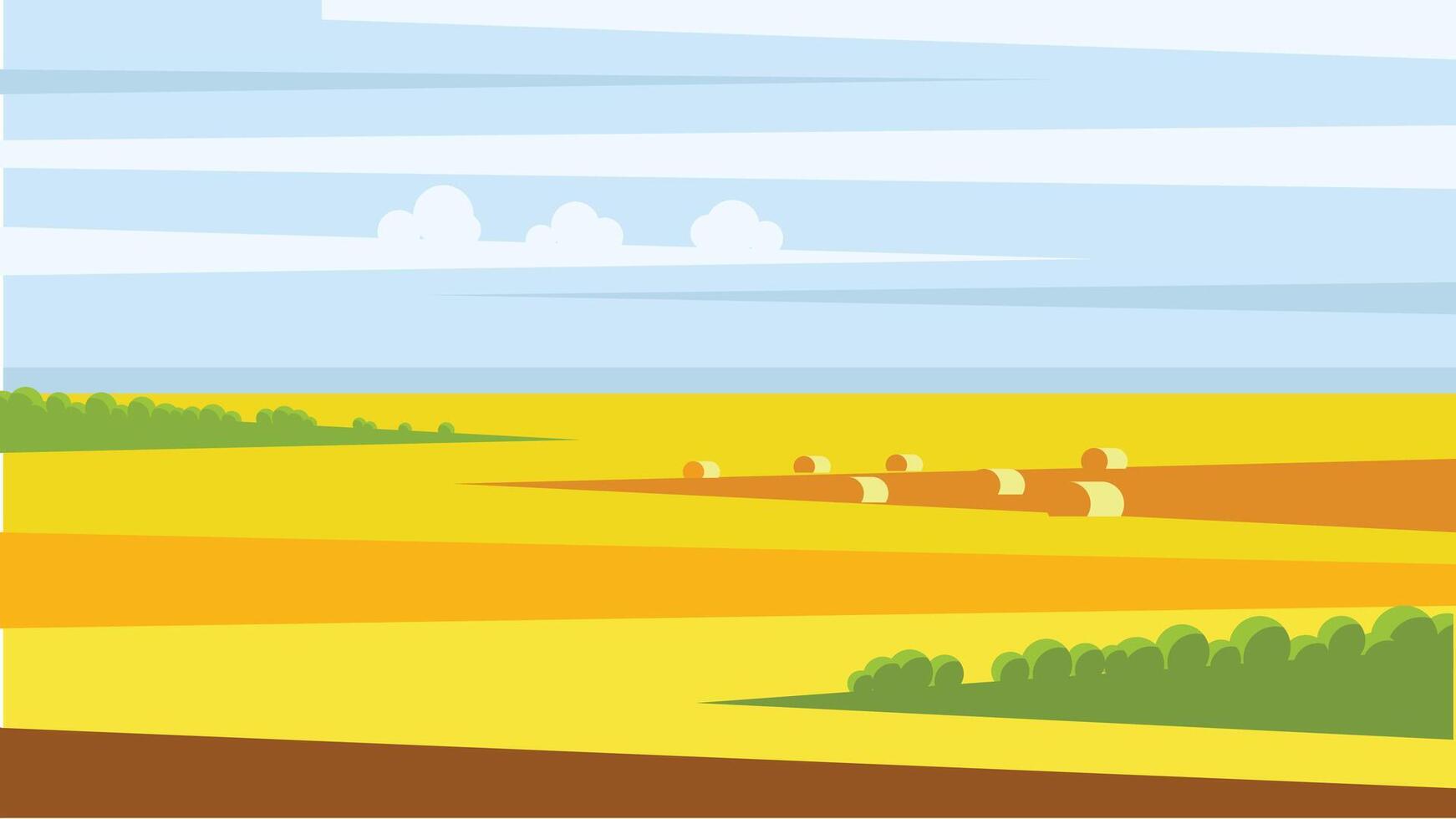 wild west farming field background design illustration vector