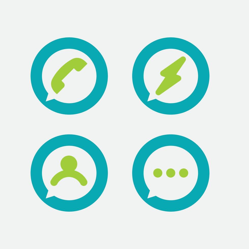 social media icon logo and media design sign ilustration vector