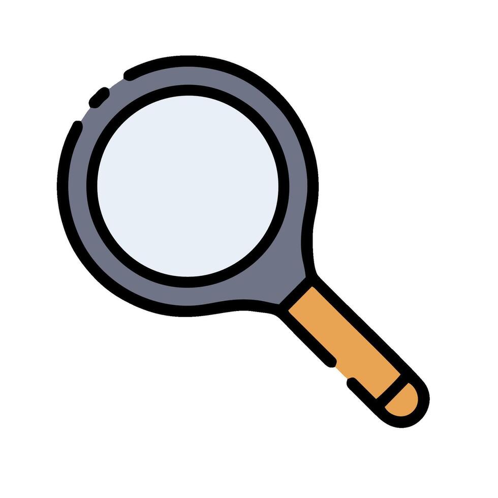 Magnifying glass icon illustration design vector