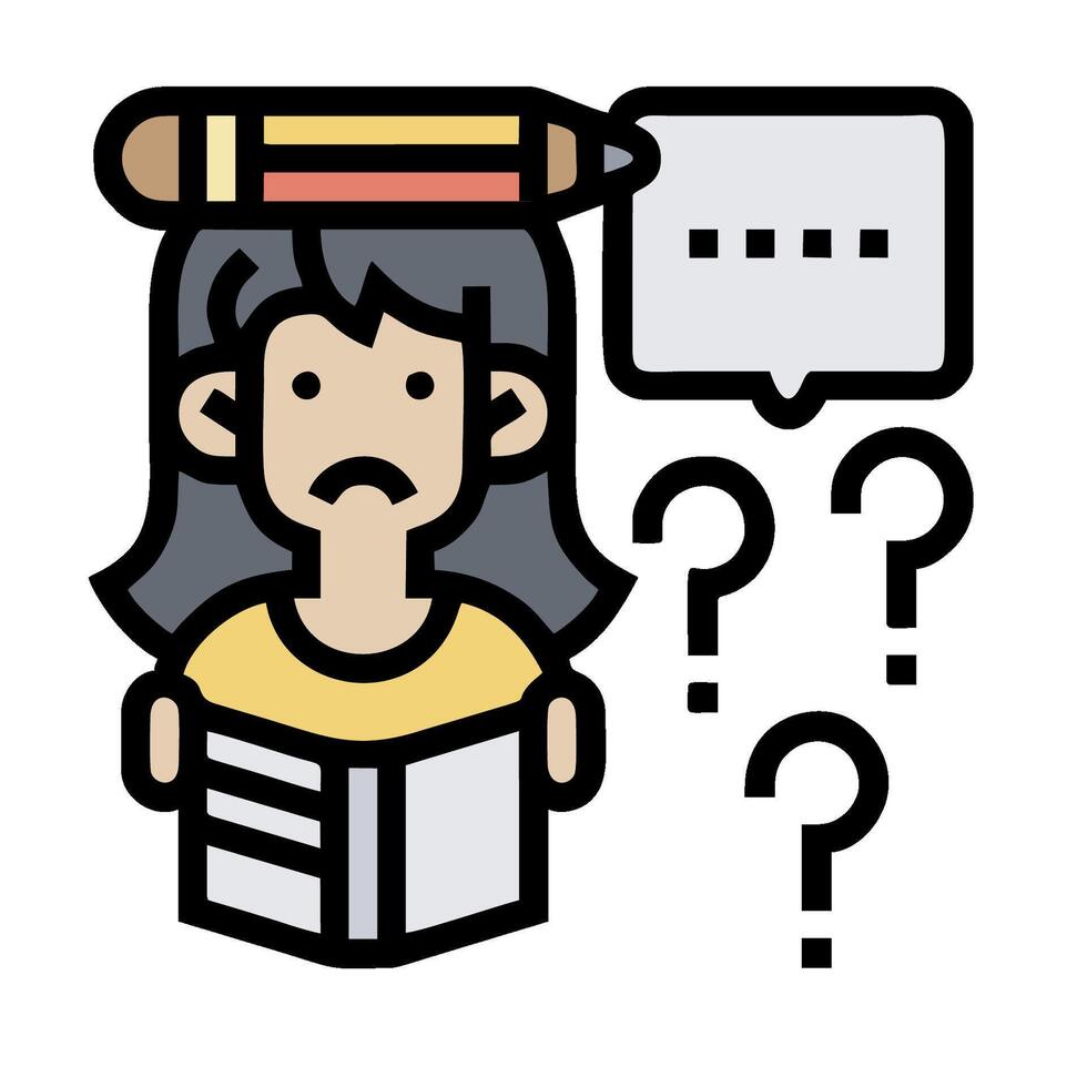Question mark icon vector