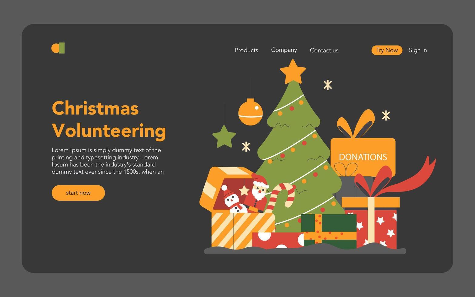 Christmas. Flat Illustration vector