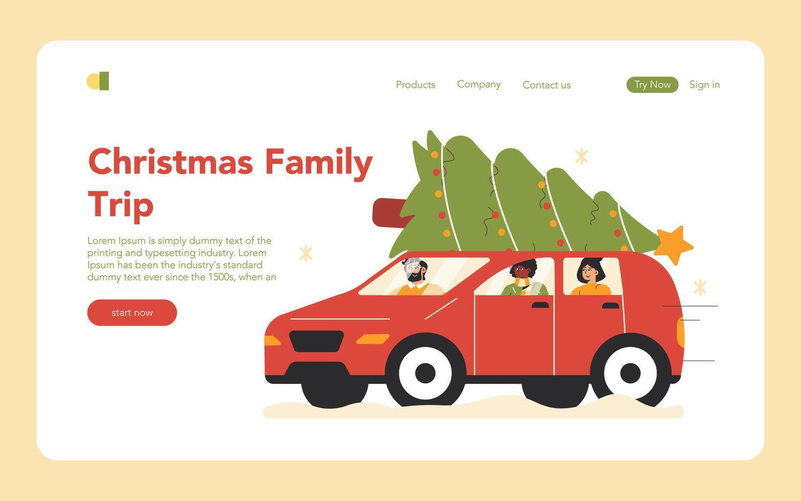 Christmas. Flat Illustration vector