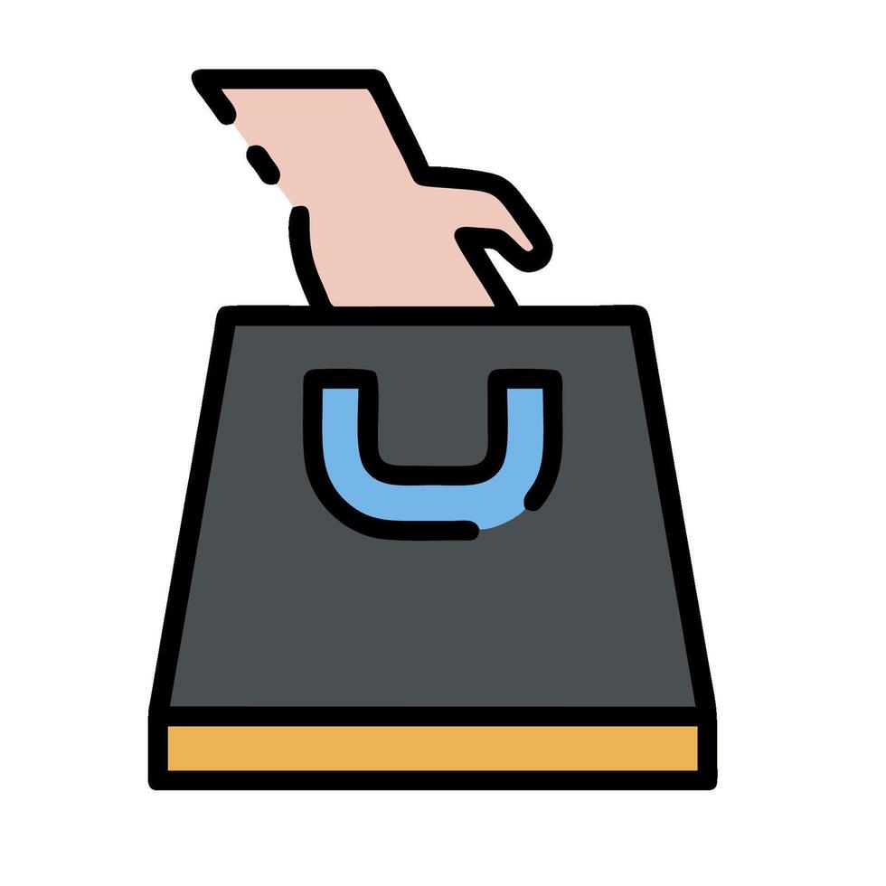 Shopping bag icon illustration vector