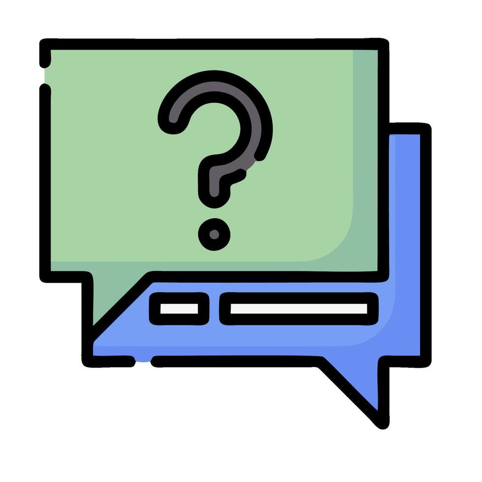 Question mark icon illustration design vector