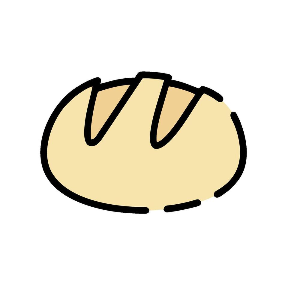 Bread icon illustration design vector
