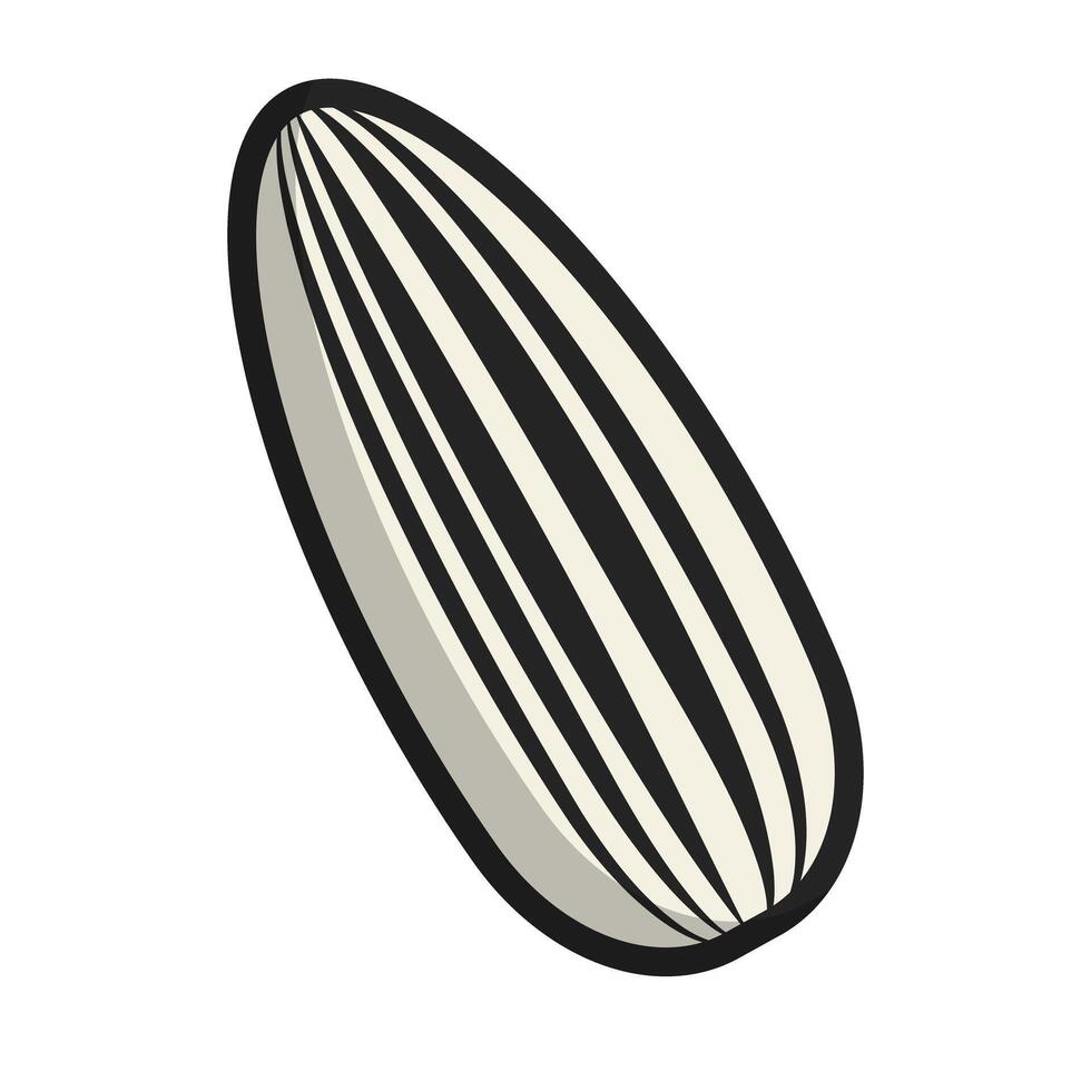 Sunflower seed icon. Snack. vector