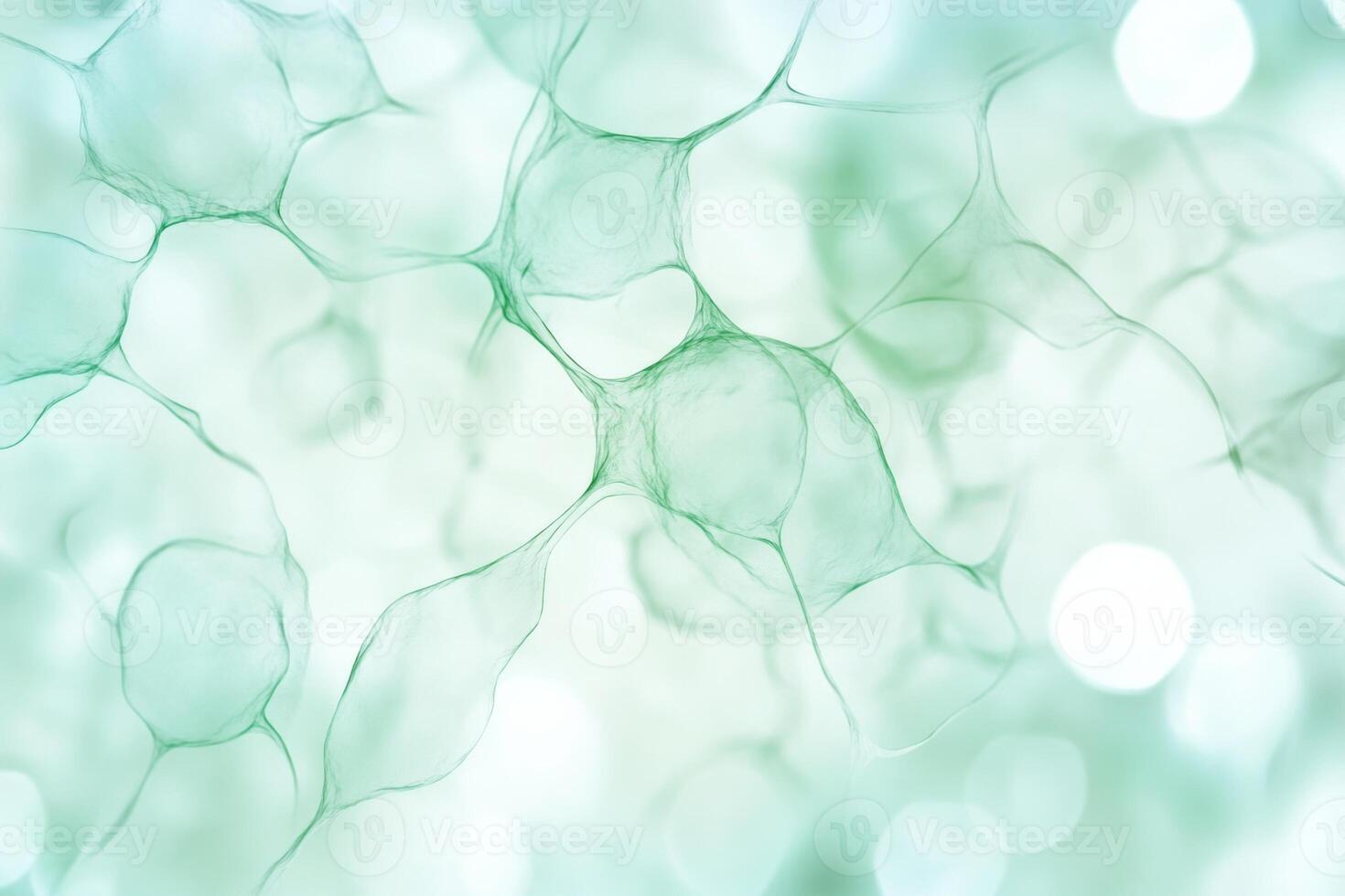 Close-up view of bacteria highlighting intricate cellular structures with soft lighting photo