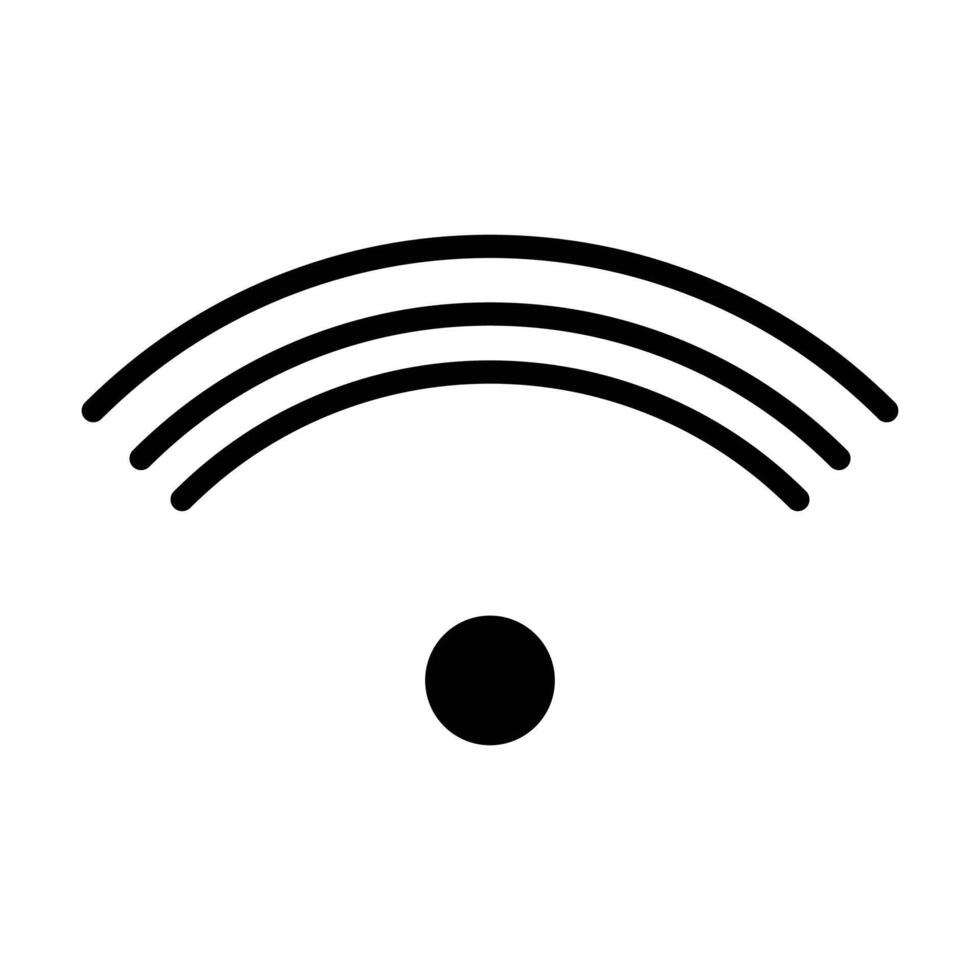 wifi icon on white background vector