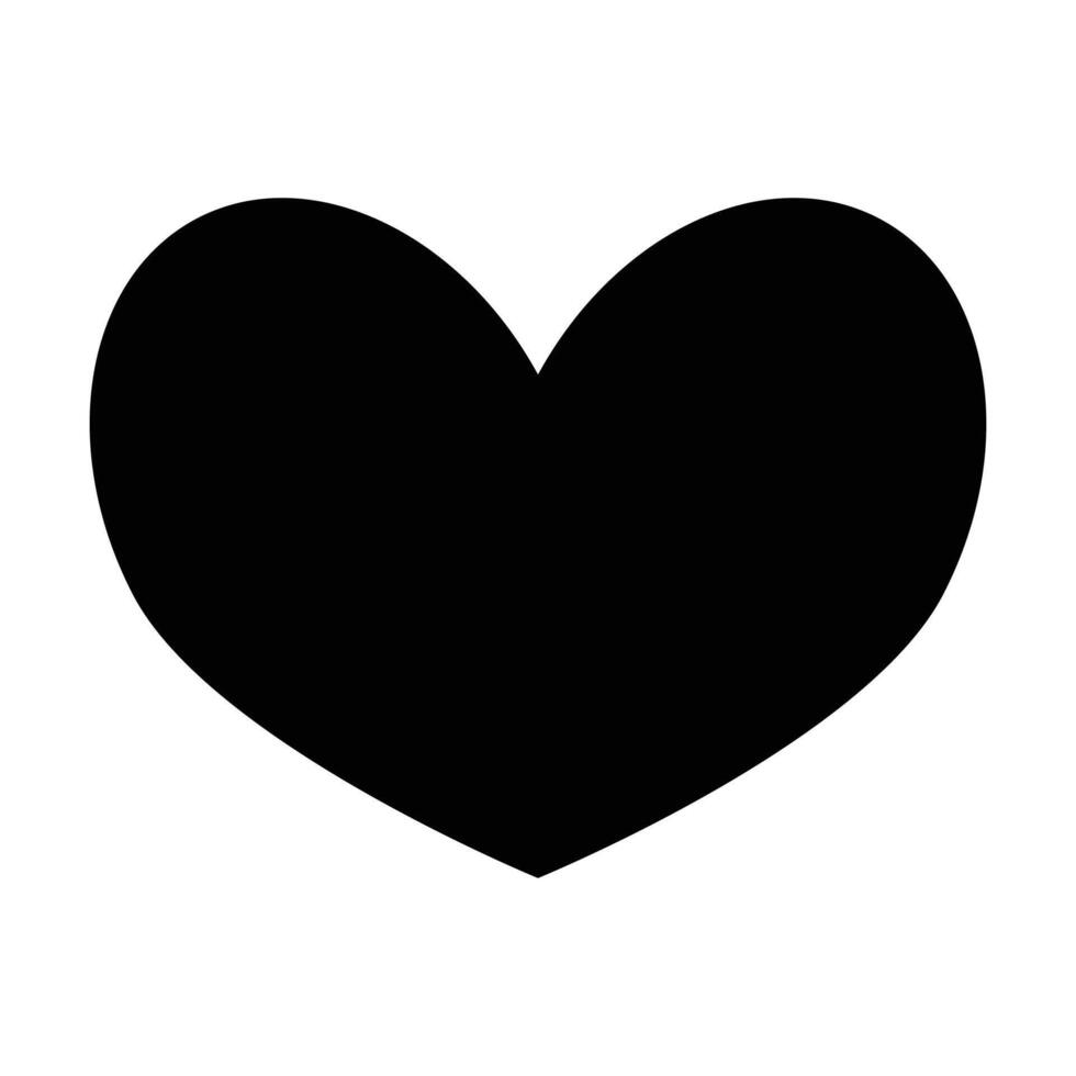 heart icon on white background vector