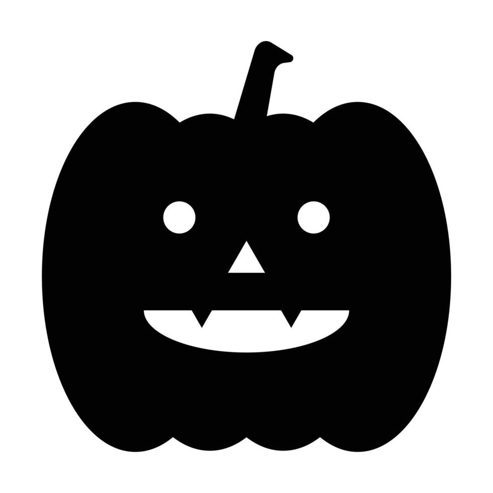 Halloween pumpkin icon vector