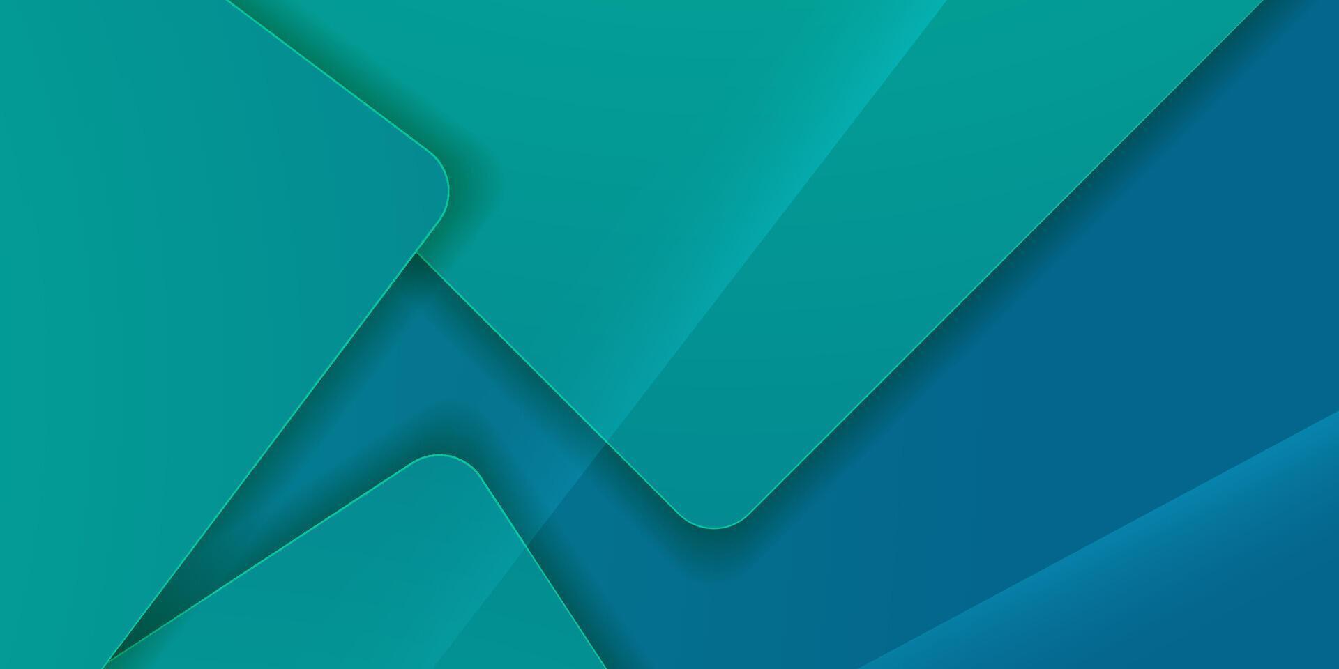 Abstract green and blue square overlap background for card graphics design. Blue background elements. vector