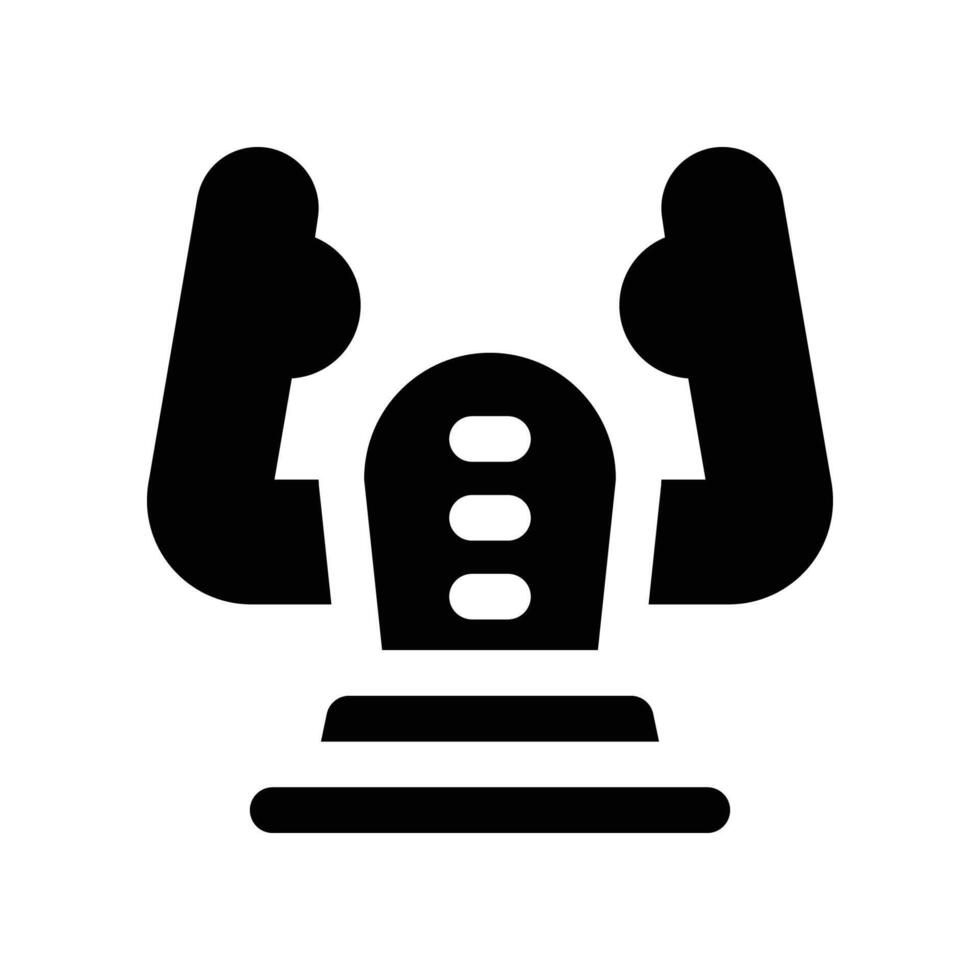 steering icon. glyph icon for your website, mobile, presentation, and logo design. vector