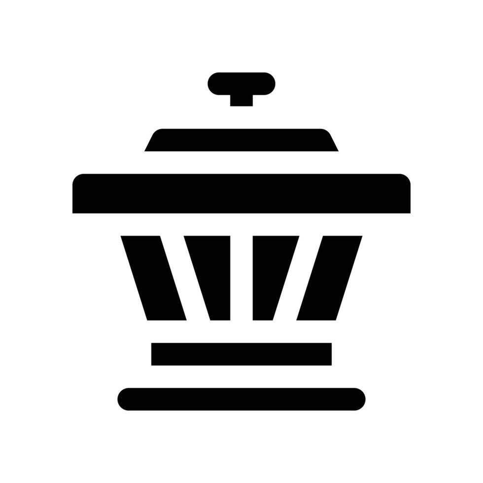 control tower icon. glyph icon for your website, mobile, presentation, and logo design. vector