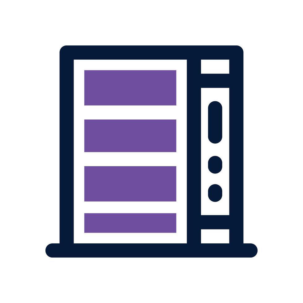 vending machine icon. dual tone icon for your website, mobile, presentation, and logo design. vector