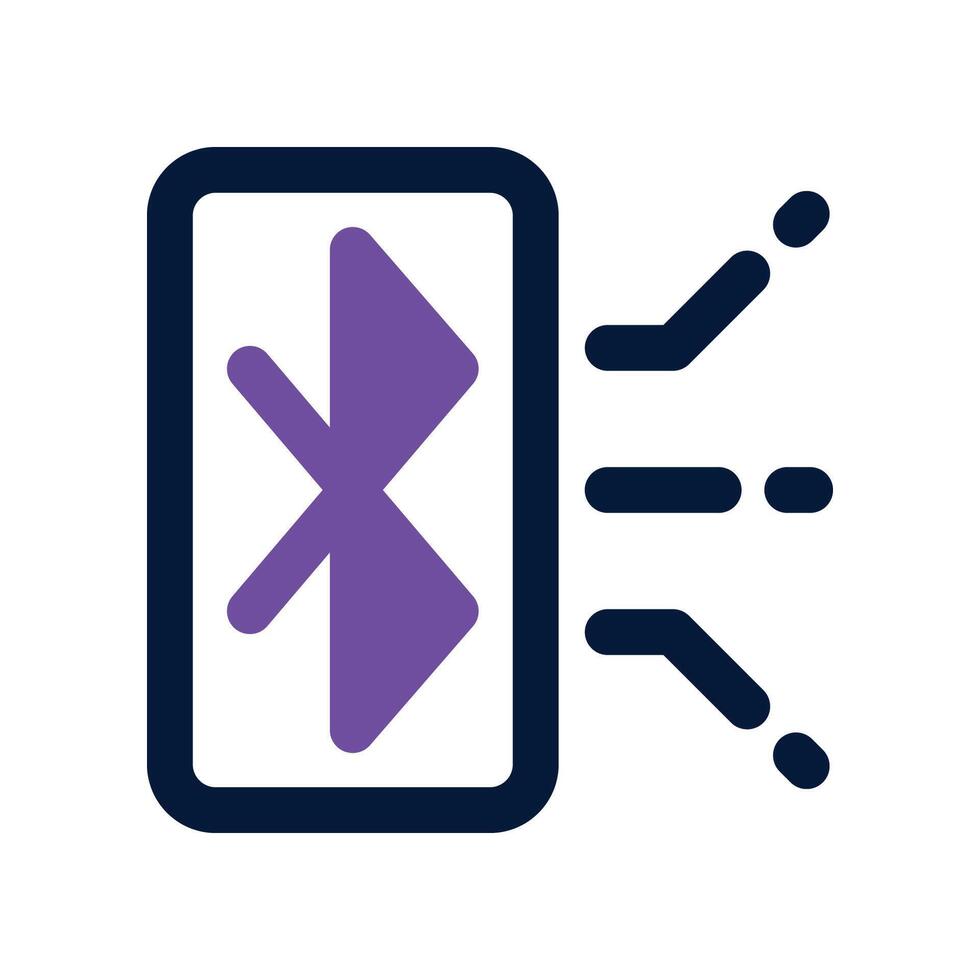 bluetooth icon. dual tone icon for your website, mobile, presentation, and logo design. vector
