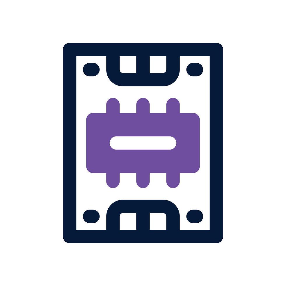ssd icon. dual tone icon for your website, mobile, presentation, and logo design. vector